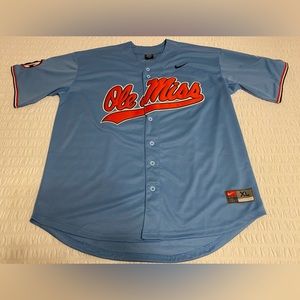 Inspired Ole Miss powder blue jersey Elko #25 xl